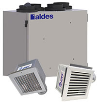 Aldes VentZone Zoned IAQ with Energy Recovery Kits