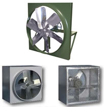 Canarm Leader XB Series Belt Drive Wall Fans With Rear Sleeve And Back Guard