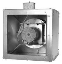 S&P SQD Direct Drive Square Inline Centrifugal Duct Fans