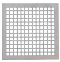 AirScape Custom Flat Perforated Grilles - 1/2 Inch Square Pattern