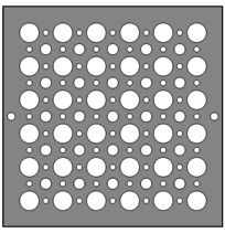 AirScape Custom Flat Perforated Grilles - Multi Circle Pattern