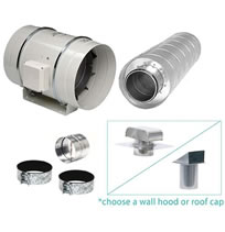 S&P Fan Kitchen Ventilation Kits